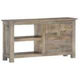 TV Cabinet 100x30x55 cm Solid Mango Wood 286385
