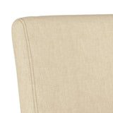 Slipper Chair Cream Fabric 352456
