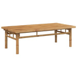 ZNTS Coffee Table 110x55x35 cm Bamboo 366470