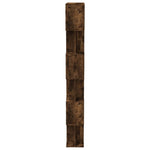 ZNTS Book Cabinet/Room Divider Smoked Oak 80x24x192 cm Engineered Wood 816059