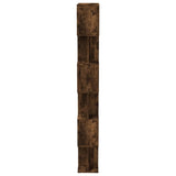 ZNTS Book Cabinet/Room Divider Smoked Oak 80x24x192 cm Engineered Wood 816059