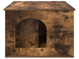 Cat House Smoked Oak 85 x 55 x 50 cm Engineered Wood 8000730