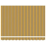 Retractable Awning Manual Multicolour 350 x 250 cm Fabric 3330308