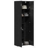 Storage Cabinet 3 pcs Black Oak 3365634