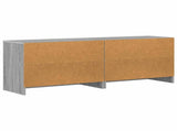 Bed Cabinet 2 pcs Grey Sonoma 66 x 33 x 48 cm Engineered Wood 893728