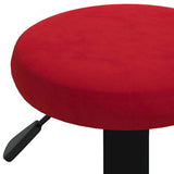 Bar Stools 2 pcs Wine Red Velvet 333149
