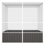 Bird Cage Anthracite 213.5x217.5x211.5 cm Galvanised Steel 171549