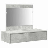 Dressing Table with Drawer Grey 83 x 40 x 70 cm Engineered Wood 865202