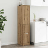 Apothecary Cabinet Artisian Oak 30x41x144.5 cm Engineered Wood 855177