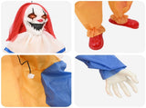Halloween Scary Clown SPOOKA Yellow and Blue 126.5 x 180 cm 42048672