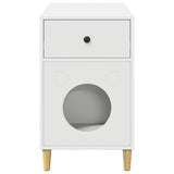 Cat House White 72 x 42.5 x 70 cm Engineered Wood 8000680