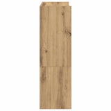 Shoe Rack Artisan Oak 60x25x81 cm Engineered Wood 859886