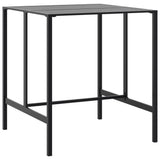 Bar Table Black 100x100x110 cm Powder-coated Steel 4009269