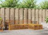 Sofa Sets 4 pcs Natural Solid Acacia Wood 3374619