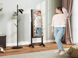 Freestanding Mirrored Jewellery Storage Cabinet 71912053