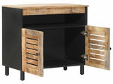 Storage Cabinets Natural 60 x 33 x 75 cm Solid Mango Wood 4018869