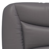 Bed Frame with LED without Mattress "Hvar" Grey 90x200 cm 3213909