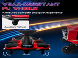 12V Kids Electric Go Kart with Music, LED Lights, Slow Start, Red T3398P348406