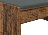 Hall Bench with Cushion Old Wood 83 x 38 x 40 cm 891558