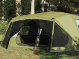 Family Tent 10-Person Green Quick Release Waterproof 94290