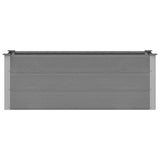 Garden Raised Bed WPC 150x50x54 cm Grey 43607
