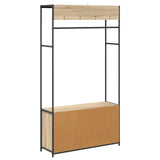 Coat Stand with Shoes Bench Sonoma Oak 100 x 32 x 180.5 cm 8012033