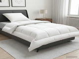 Duvet and Pillow Set 2 pcs 137x200 cm Summer 200 GSM Wool White 3441011