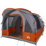 Camping Tent Tunnel 3-Person Grey and Orange Waterproof 94624