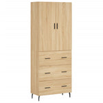Highboard Sonoma Oak 69.5x34x180 cm Engineered Wood 3195862