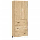Highboard Sonoma Oak 69.5x34x180 cm Engineered Wood 3195862