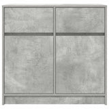 Sideboard with Drawer Concrete Grey 80x34x76 cm Engineered Wood 861538