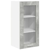 Hanging Cabinet Concrete Grey 40 x 31 x 80 cm Engineered Wood 884304