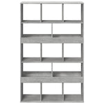 Bookcase Concrete Grey 100x33x156.5 cm Engineered Wood 3309369