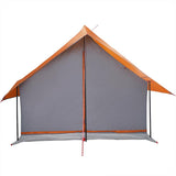 Camping Tent 5-Person Grey and Orange Waterproof 4009541