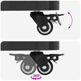 Granite Parasol Base with Wheels for 40-50 mm Pole 29 kg Black 42034377