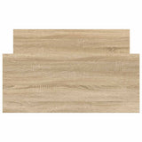 Bed Frame without Mattress Sonoma Oak 75x190 cm Small Single Engineered Wood 835948