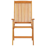 Folding Garden Chairs 2 pcs Solid Wood Eucalyptus 316069