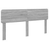 Bed Frame Grey Sonoma 200 x 200 cm Solid Pine Wood 3412038