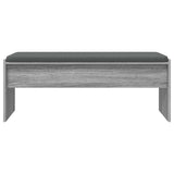 Hall Bench with Cushion Grey Sonoma 103 x 38 x 40 cm 891565