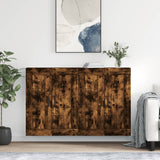 Wall Mounted Cabinets 2 pcs Smoked Oak Engineered Wood 3198030