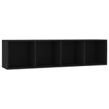 Book Cabinet/TV Cabinet Black 143x30x36 cm 800262