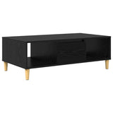 Coffee Table Black Oak 102 x 55 x 35 cm Engineered Wood 875121