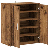 Shoe Cabinet Old Wood 60x35x70 cm Engineered Wood 856696