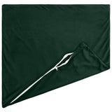 Cushion Cover 12 pcs HEERLEN Dark Green 50 x 50 cm Velvet 910794