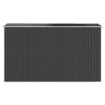Garden Shed Anthracite 192x357x223 cm Galvanised Steel 3147451