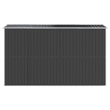 Garden Shed Anthracite 192x357x223 cm Galvanised Steel 3147451