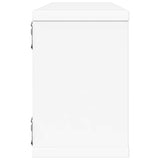 Wall Cube Shelf 4 pcs White 60x15x23 cm Engineered Wood 807134