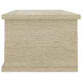Wall-mounted Drawer Shelf Sonoma Oak 88x26x18.5 cm 800597