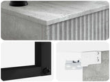 Wall-Mounted Wash Basin Concrete Grey 40 x 35 x 39 cm 890171