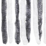 Insect Curtain Grey and White 100x220 cm Chenille 241225